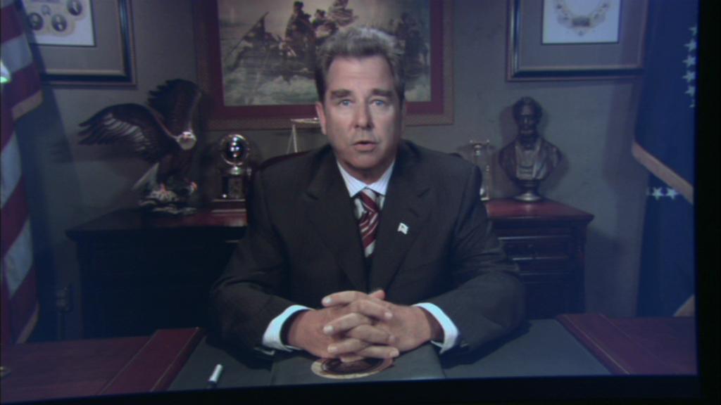 Hank Landry ist in einer alternativen Realität der Präsident der Vereinigten Staaten.