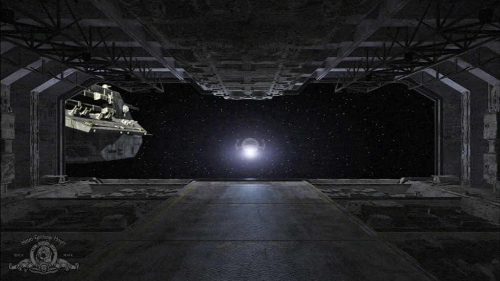 Der Jumper vor dem Daedalus-Hangar