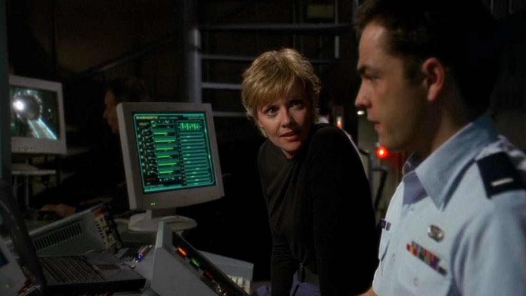 Simmons mit Sam Carter