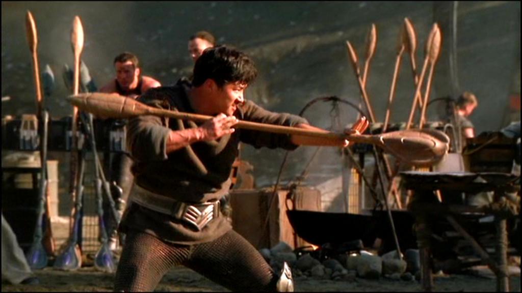 Hölzerne Stabwaffe („Bashaak“) zum Trainieren