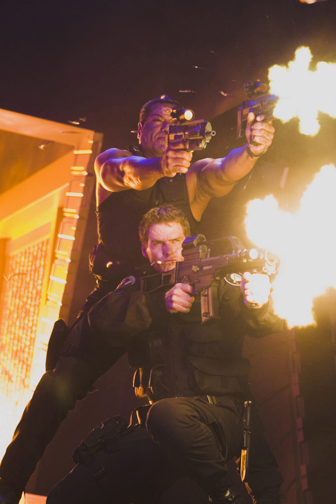 Cameron Mitchell mit einem G36K