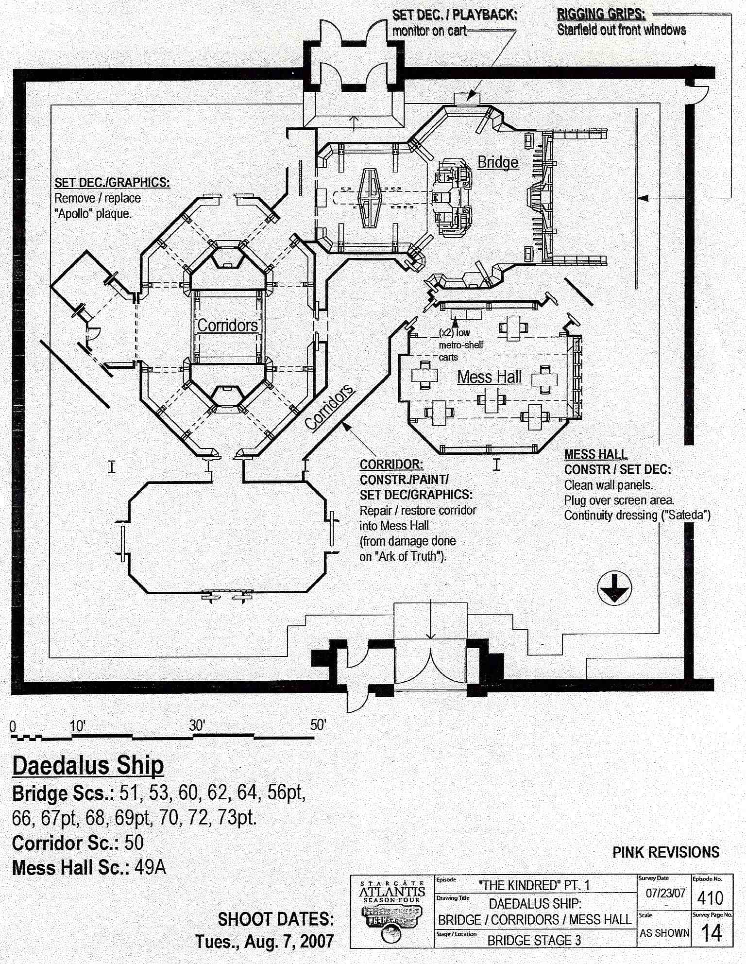 Plan des ganzen Sets