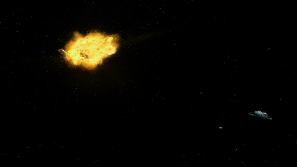 Die Orion explodiert.