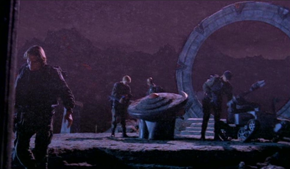 Das Team auf dem Planeten