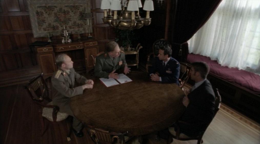 Verhandlungen mit Dr. Jackson und Major Davis.