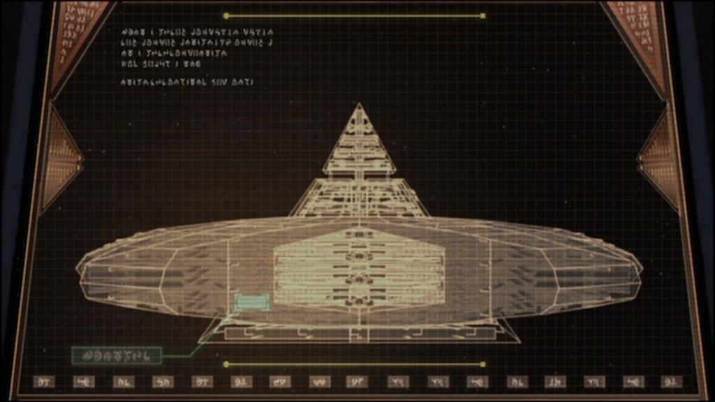 Schematische Darstellung eines Ha'tak