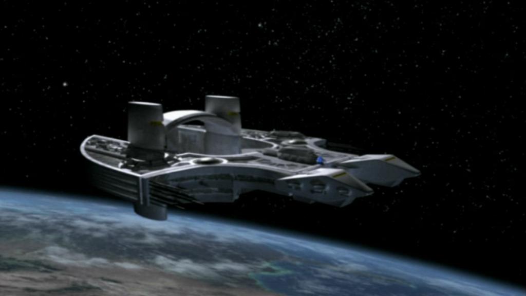 Lokis Raumschiff ist ebenfalls ein Schiff der Daniel Jackson-Klasse.