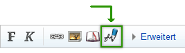 Das Signatur-Icon in der Werkzeugleiste