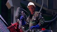 Sergeant Siler am Stargate