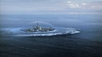 Atlantis landet im Meer von M35-117.