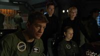 Emerson auf einer Mission in der Pegasus-Galaxie.