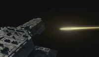 Der Ori-Energiestrahl vor der Odyssey