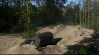...und fallen plötzlich ganz aus, sodass der Jumper abstürzt.