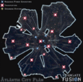 Stadtplan von Atlantis Animation