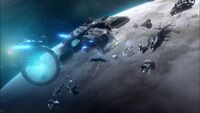 ...auf Jumper und Daedalus im Orbit