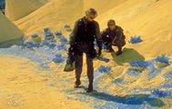 Das Team erkundet den Planeten.