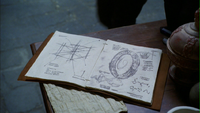 Amelius' Skizzen des Stargates