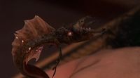 Der Goa'uld ist bereit zum Eindringen.