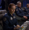 Womack mit Colonel Pendergast auf der Prometheus