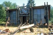Das Lager der Salish-Indianer
