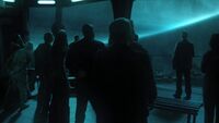 Die Ansicht auf den Gasgiganten vom Obversationsdeck aus