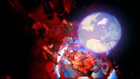 Das Hologramm zeigt die Erde von vor 30 Millionen Jahren.