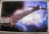 Concept-Art des Andockvorganges mit der Destiny