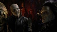 Der Wraith-Kommandant misstraut Teyla.