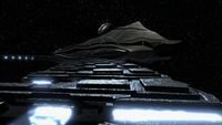 Teal'c tarnt sein Al'kesh und das Gate, um...