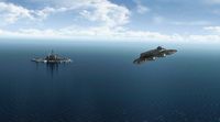 Die Odyssey befindet sich im Landeanflug auf Atlantis.