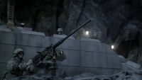 Eine Browning M2 auf der Ikarus-Basis