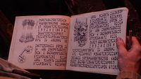 Ein Buch mit Antikerschrift